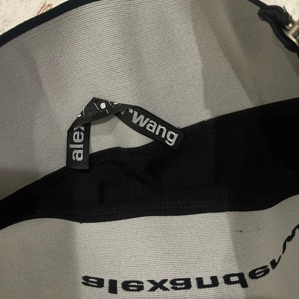 Alexander Wang Black Mini Skirt with Zipper Detail - Picture 7 of 8